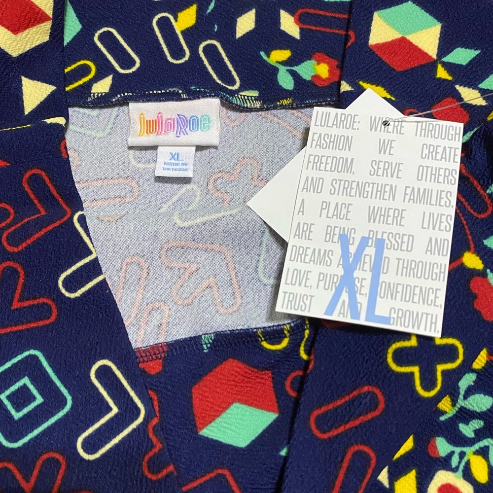 CLOSET CLEAN OUT ON ALL LULAROE MAKE AN OFFER BUNDLE NWT XL Skirt High Waist Fun - Picture 9 of 11